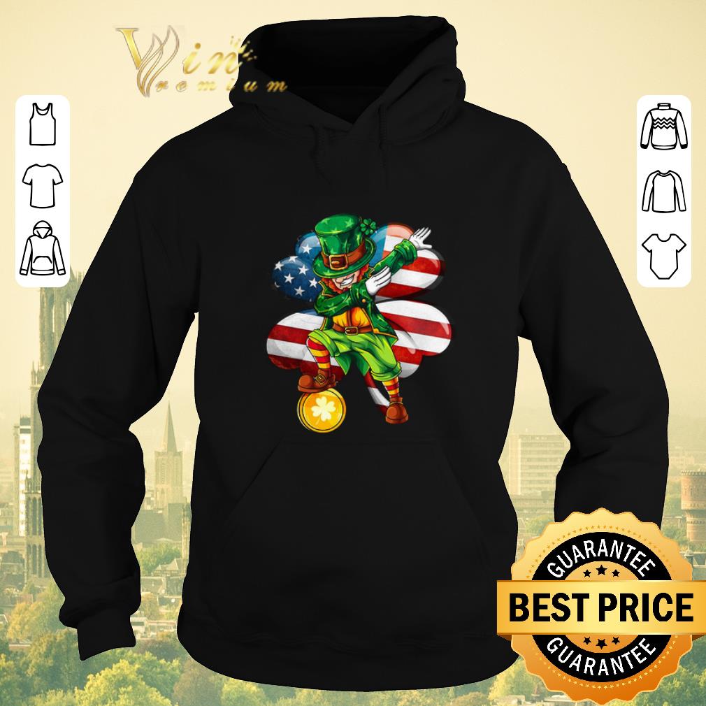 Hot Dabbing Leprechaun American flag St Patrick s day Shenanigan shirt sweater 4 - Hot Dabbing Leprechaun American flag St. Patrick's day Shenanigan shirt sweater