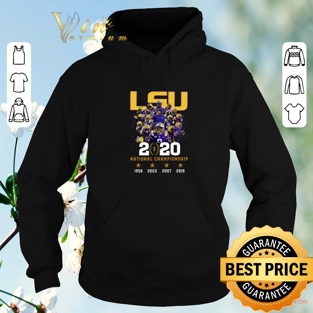 Hot LSU Tigers 2020 National Championship 1958 2003 2007 2019 shirt sweater 4 - Hot LSU Tigers 2020 National Championship 1958 2003 2007 2019 shirt sweater