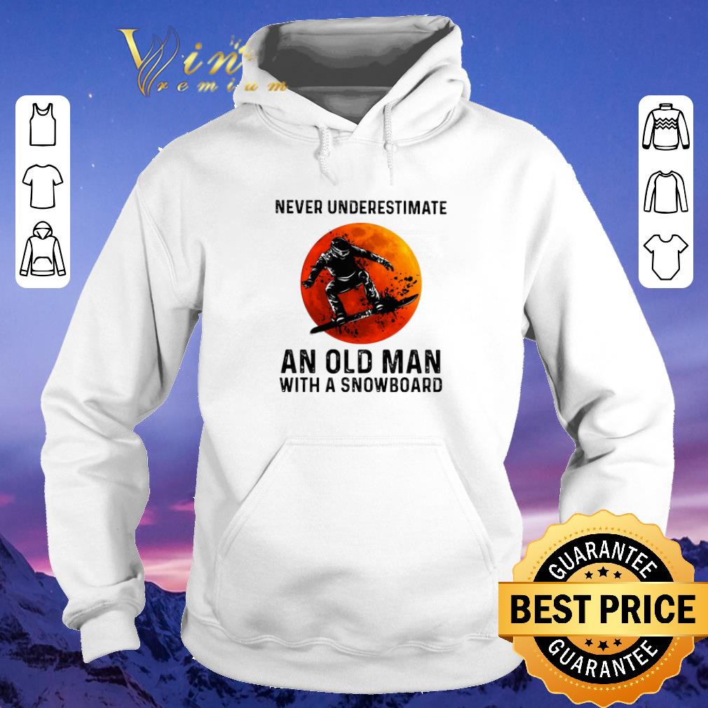 Hot Sunset Never underestimate an old man with a snowboarding sports shirt sweater 4 - Hot Sunset Never underestimate an old man with a snowboarding sports shirt sweater
