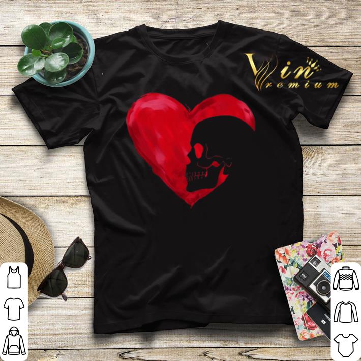 Love Skull Red Heart shirt sweater 4 - Love Skull Red Heart shirt sweater