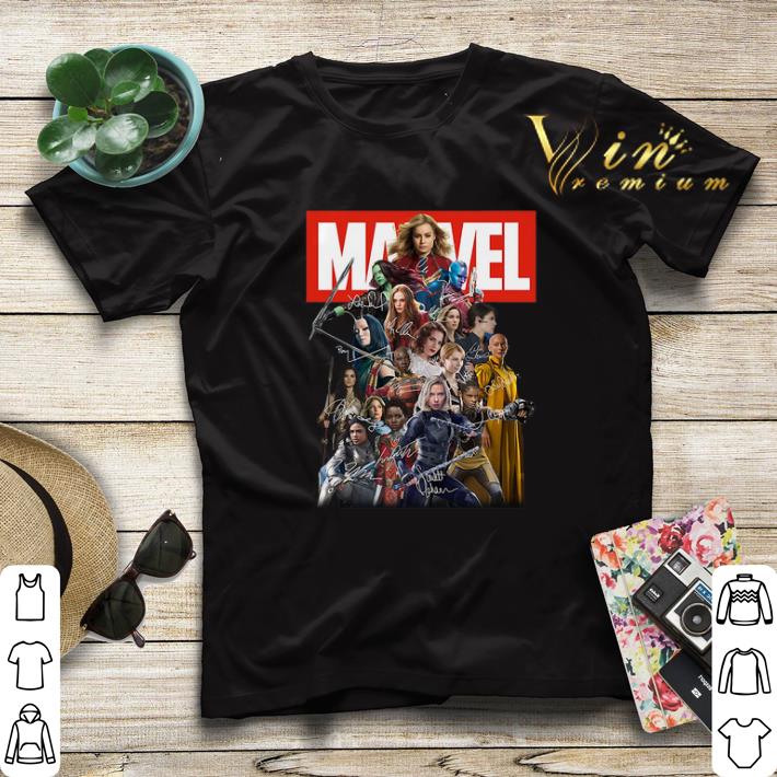 Marvel Avengers Woman MCU Signatures shirt sweater 4 - Marvel Avengers Woman MCU Signatures shirt sweater