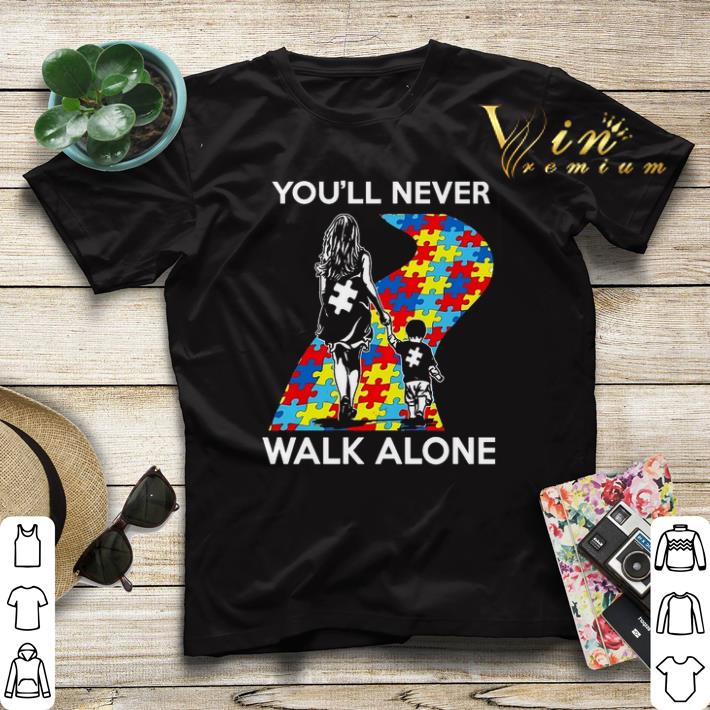 Mother and son You'll never walk alone Autism road shirt sweater Mother and son You ll never walk alone Autism road shirt sweater 4 - Mother and son You'll never walk alone Autism road shirt sweater