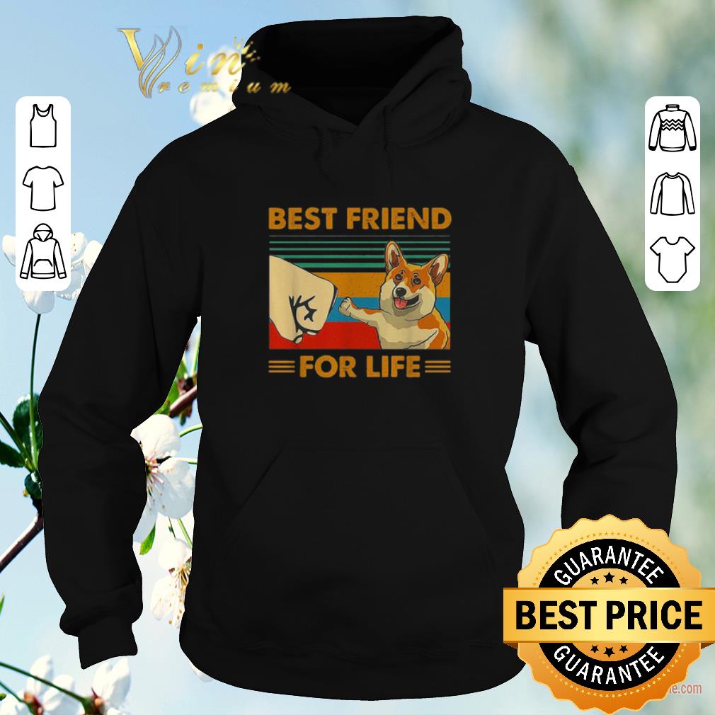 Nice Corgi Best friend for life vintage shirt sweater 4 - Nice Corgi Best friend for life vintage shirt sweater