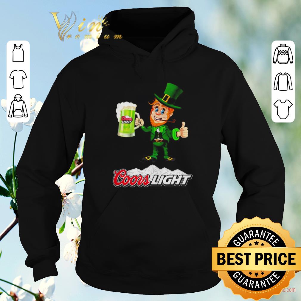 Nice Leprechaun drinking Coors Light beer shirt sweater Nice Leprechaun drinking Coors Light beer shirt sweater 4 - Nice Leprechaun drinking Coors Light beer shirt sweater