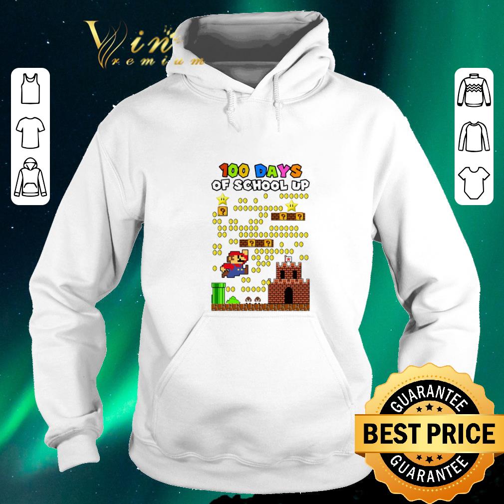 Nice Super Mario 100 days of school up shirt sweater Nice Super Mario 100 days of school up shirt sweater 4 - Nice Super Mario 100 days of school up shirt sweater