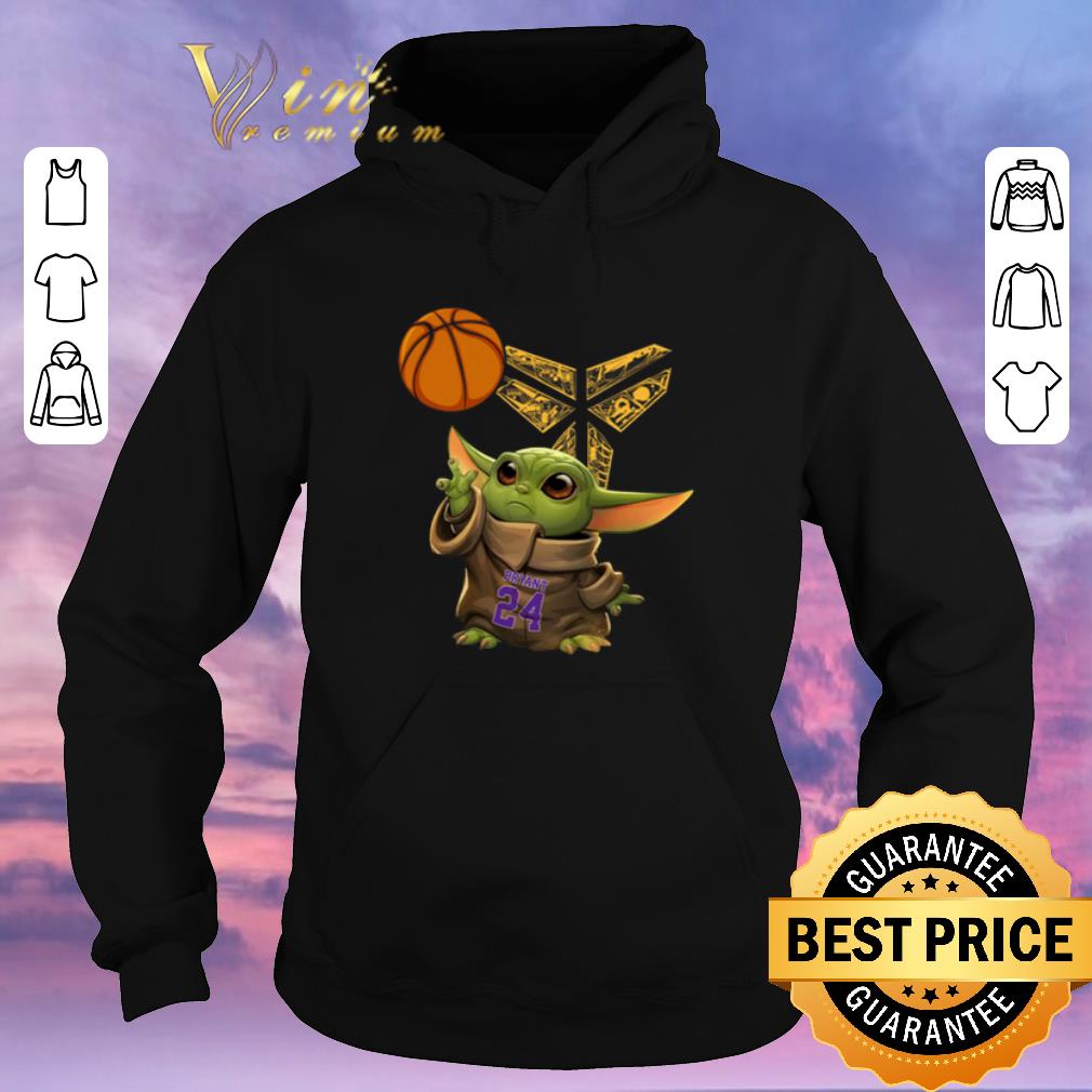Official Baby Yoda 24 Kobe Bryant basketball Logo shirt sweater 4 - Official Baby Yoda 24 Kobe Bryant basketball Logo shirt sweater