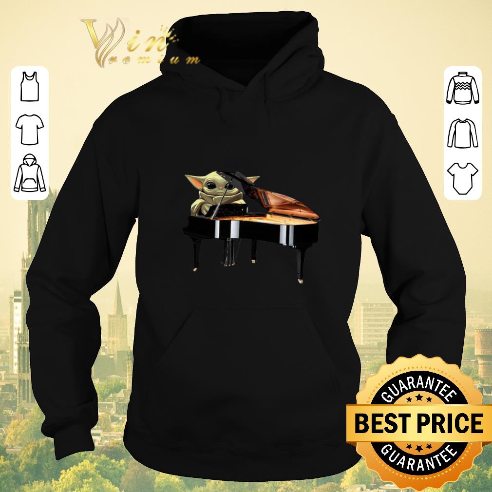 Official Baby Yoda Playing Piano Star Wars shirt sweater 4 - Official Baby Yoda Playing Piano Star Wars shirt sweater