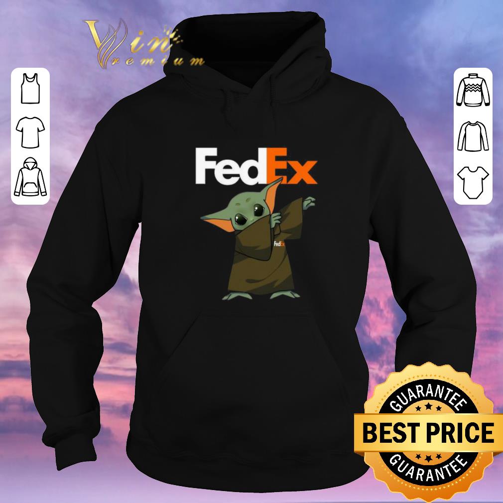 Official Baby Yoda dabbing Fedex Star Wars shirt sweater 4 - Official Baby Yoda dabbing Fedex Star Wars shirt sweater