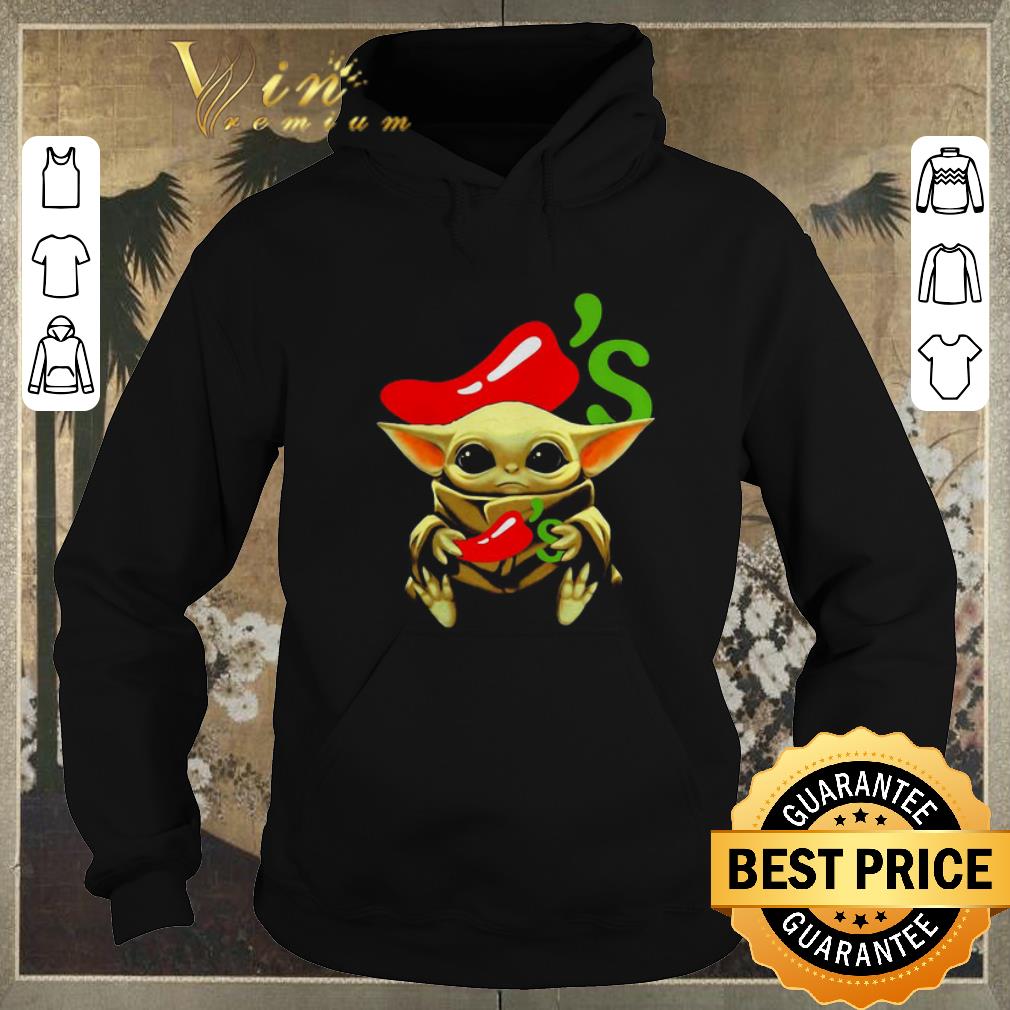 Official Baby Yoda hug Chili s Star Wars shirt sweater 4 - Official Baby Yoda hug Chili’s Star Wars shirt sweater
