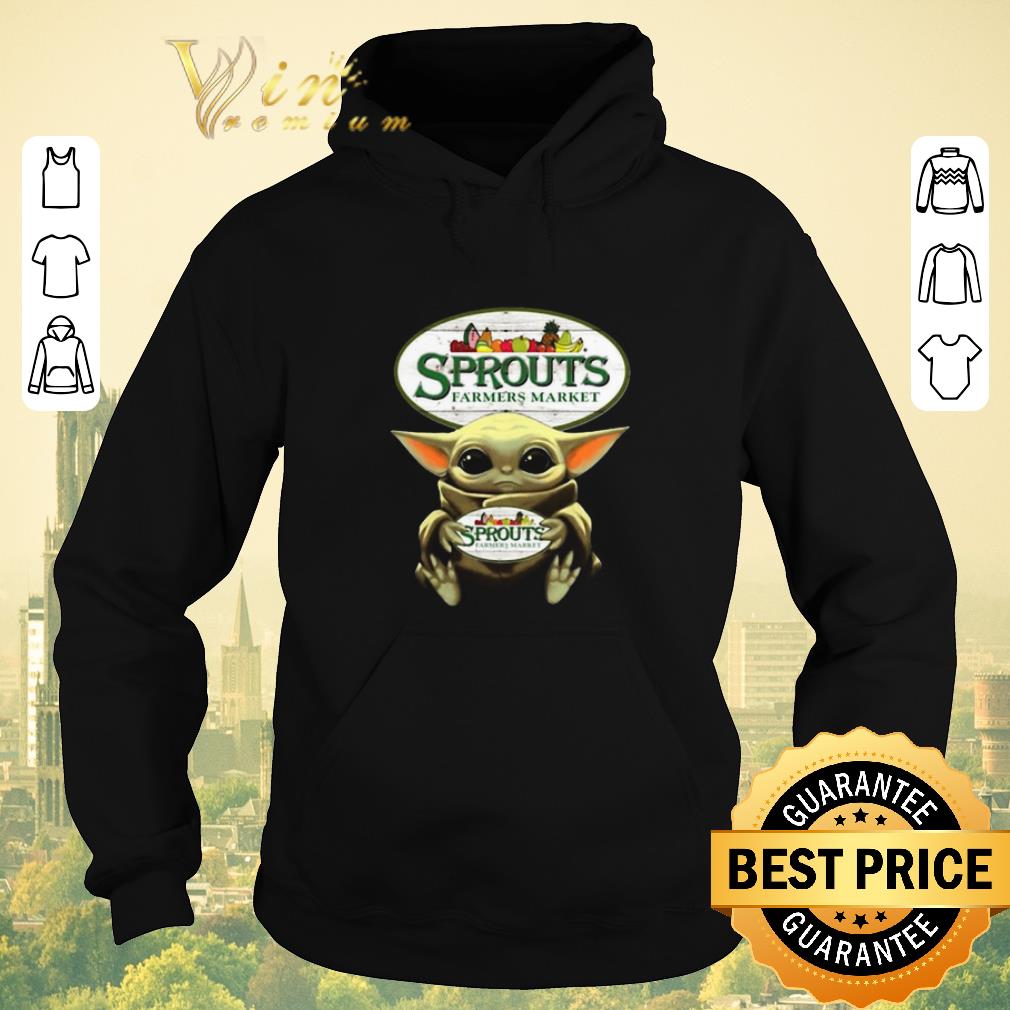 Official Baby Yoda hug Sprouts Farmers Market Star Wars shirt sweater 4 - Official Baby Yoda hug Sprouts Farmers Market Star Wars shirt sweater