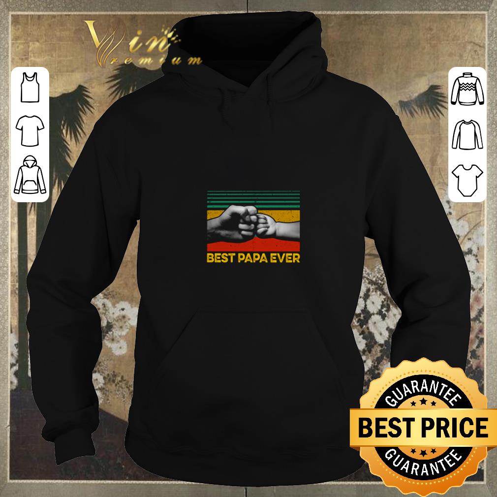 Official Best Papa ever vintage shirt Official Best Papa ever vintage shirt 4 - Official Best Papa ever vintage shirt