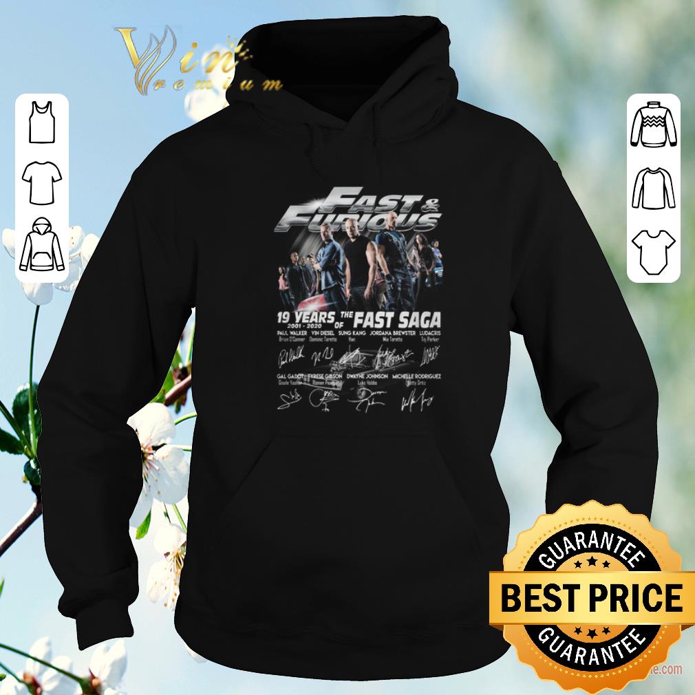 Official Fast Furious 19 years of the Fast Saga 2001 2020 signatures shirt sweater 4 - Official Fast & Furious 19 years of the Fast Saga 2001 2020 signatures shirt sweater