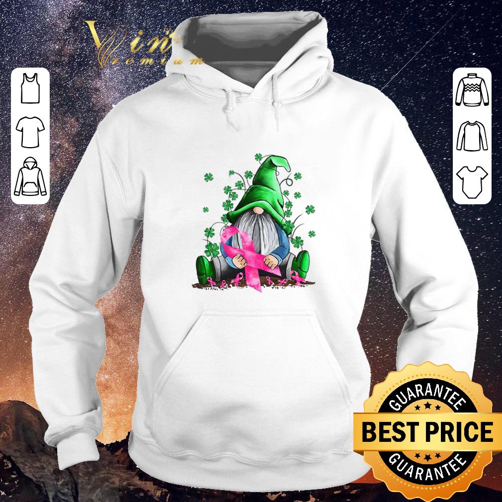Official Gnome hug Breast Cancer Awareness St Patrick s day shirt sweater 4 - Official Gnome hug Breast Cancer Awareness St. Patrick's day shirt sweater