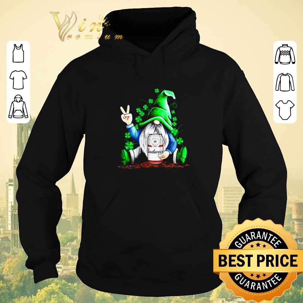 Official Gnomes Hug Budweiser St Patrick s Day shirt sweater 4 - Official Gnomes Hug Budweiser St. Patrick’s Day shirt sweater