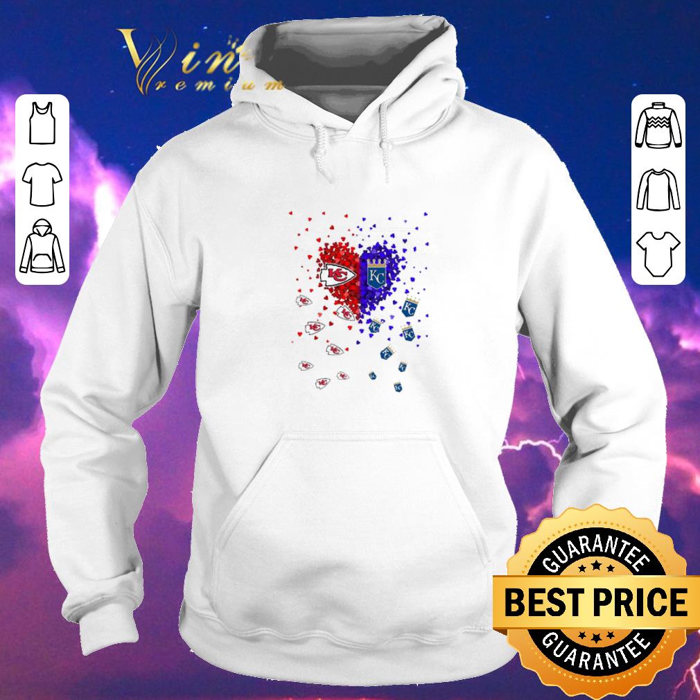 Original Kansas City Chiefs and Kansas City Royals Heart tiny heart shape shirt sweater 4 - Original Kansas City Chiefs and Kansas City Royals Heart tiny heart shape shirt sweater