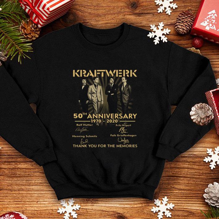 Original Kraftwerk 50th anniversary signatures thank you for the memories shirt Original Kraftwerk 50th anniversary signatures thank you for the memories shirt 4 - Original Kraftwerk 50th anniversary signatures thank you for the memories shirt