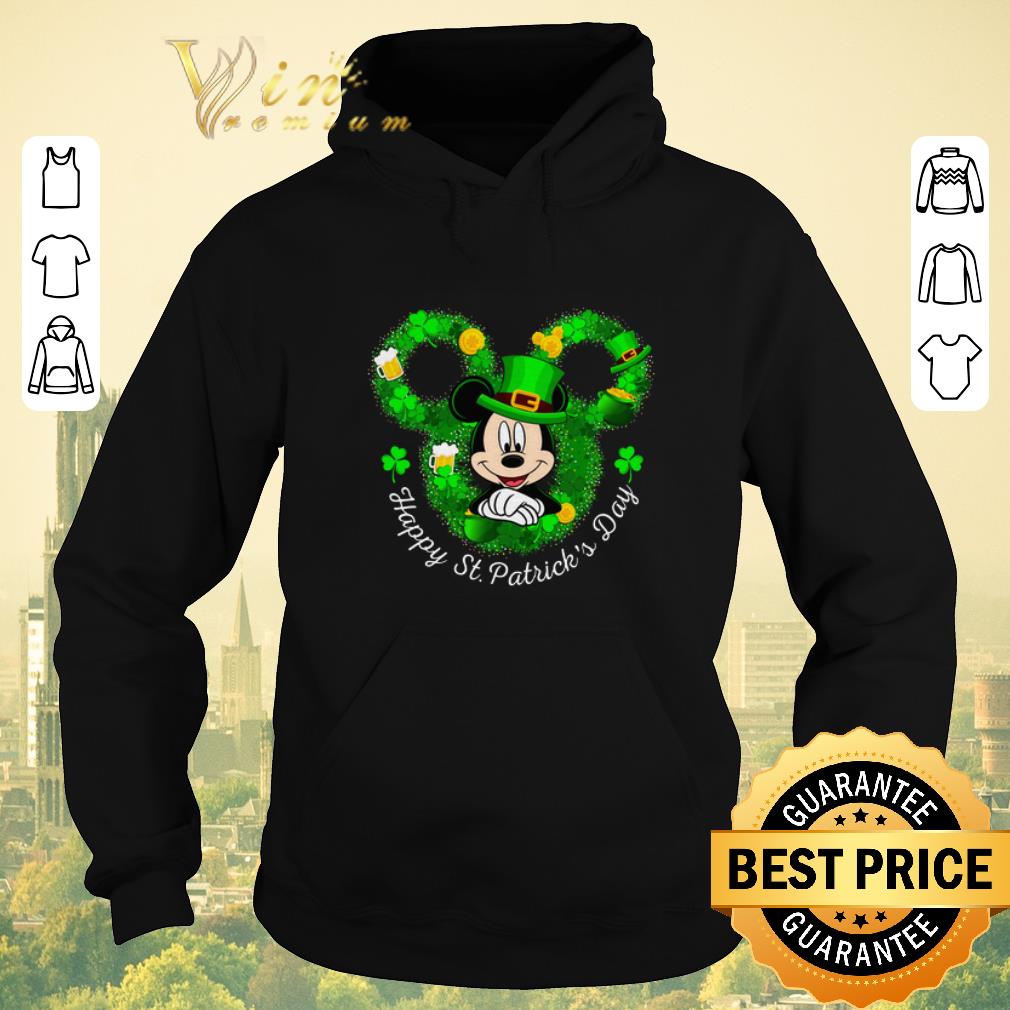 Original Mickey mouse Happy St Patrick s Day shirt sweater 4 - Original Mickey mouse Happy St. Patrick's Day shirt sweater