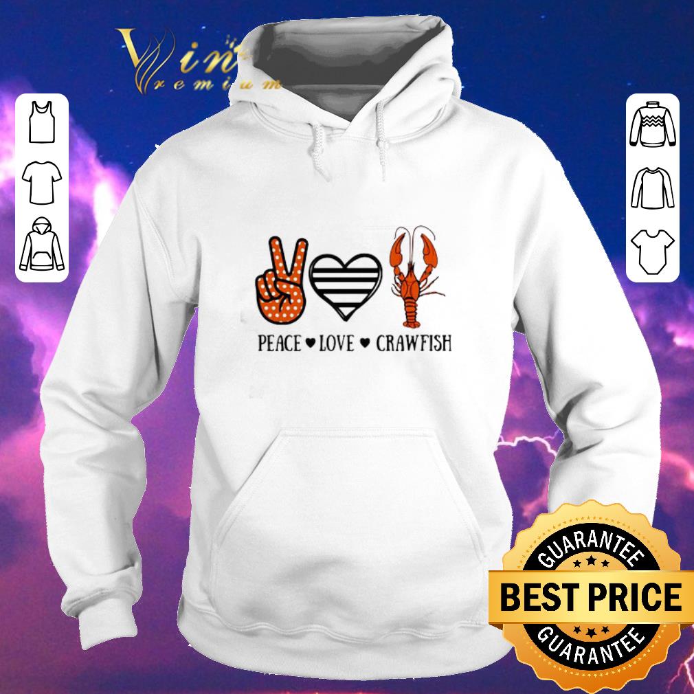 Premium Peace love crawfish shirt sweater 4 - Premium Peace love crawfish shirt sweater