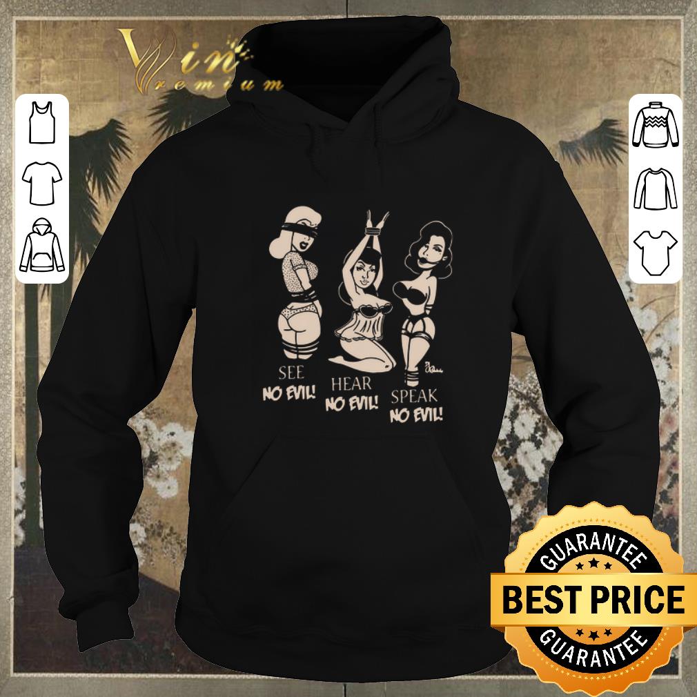 Premium Pinky Star Women s See No Evil Hear No Evil Speak No Evil shirt sweater 4 - Premium Pinky Star Women’s See No Evil Hear No Evil Speak No Evil shirt sweater
