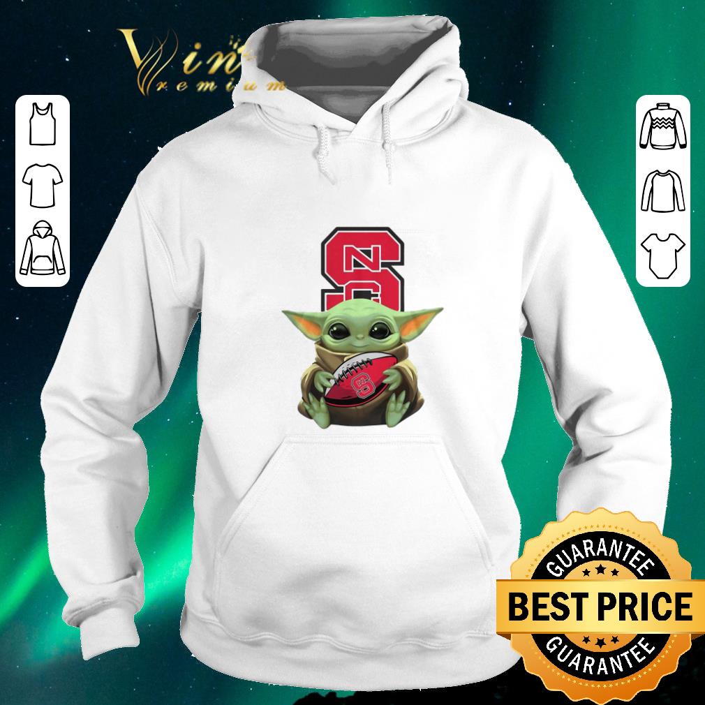 Pretty Baby Yoda Hug NC State Wolfpack Ball Logo Star Wars shirt sweater 4 - Pretty Baby Yoda Hug NC State Wolfpack Ball Logo Star Wars shirt sweater