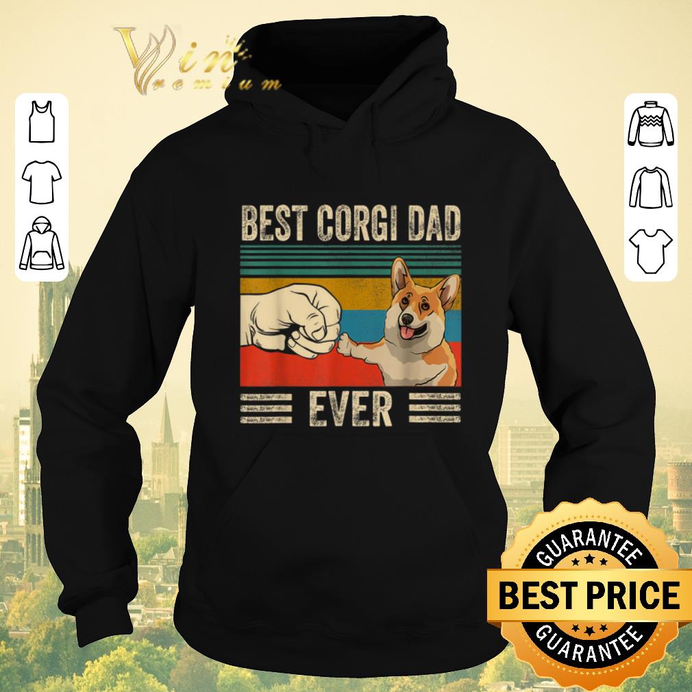 Pretty Best Corgi Dad Ever Vintage shirt sweater 4 - Pretty Best Corgi Dad Ever Vintage shirt sweater