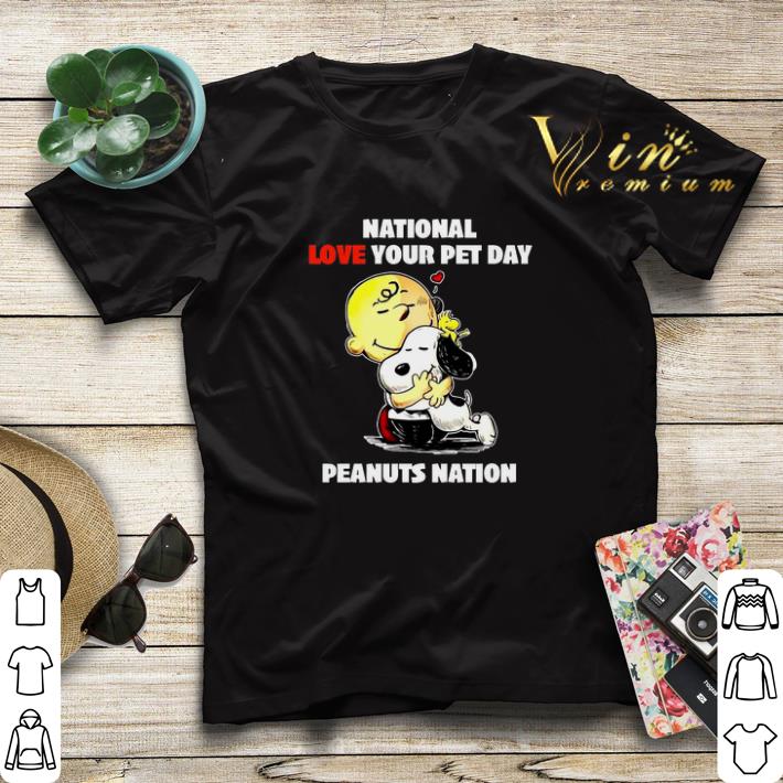Snoopy Charlie Brown national love you pet day Peanuts nation shirt sweater 4 - Snoopy Charlie Brown national love you pet day Peanuts nation shirt sweater