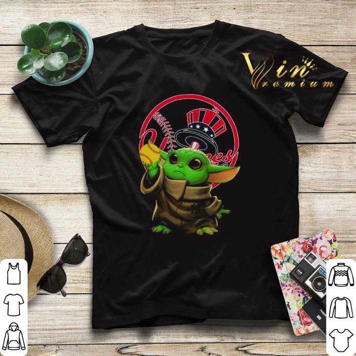 Star Wars Baby Yoda New York Yankees shirt sweater 4 - Star Wars Baby Yoda New York Yankees shirt sweater