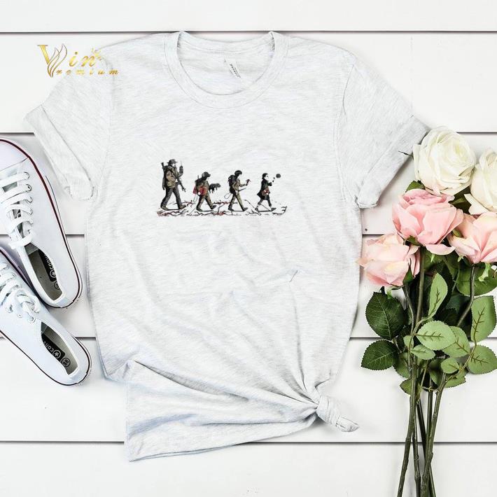 Stranger Things mashup Abbey Road The Beatles shirt sweater 4 - Stranger Things mashup Abbey Road The Beatles shirt sweater
