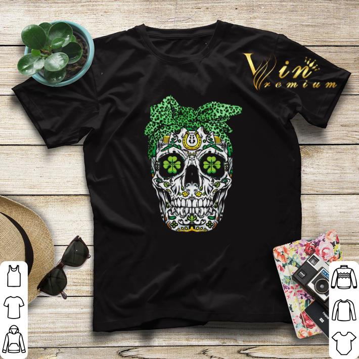 Sugar Skull Shamrock St. Patrick's day shirt sweater Sugar Skull Shamrock St Patrick s day shirt sweater 4 - Sugar Skull Shamrock St. Patrick's day shirt sweater