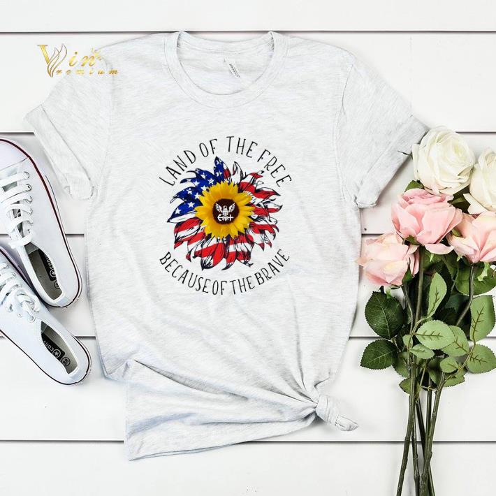Sunflower American Land of the free because of the brave shirt sweater Sunflower American Land of the free because of the brave shirt sweater 4 - Sunflower American Land of the free because of the brave shirt sweater