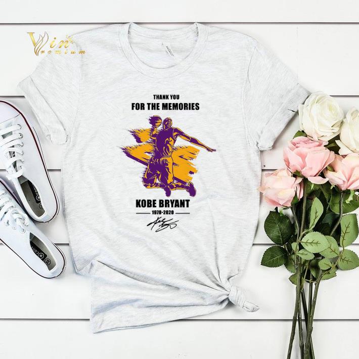 Thank you for the memories 24 RIP Kobe Bryant 1978 2020 signed shirt sweater 4 - Thank you for the memories 24 RIP Kobe Bryant 1978 2020 signed shirt sweater