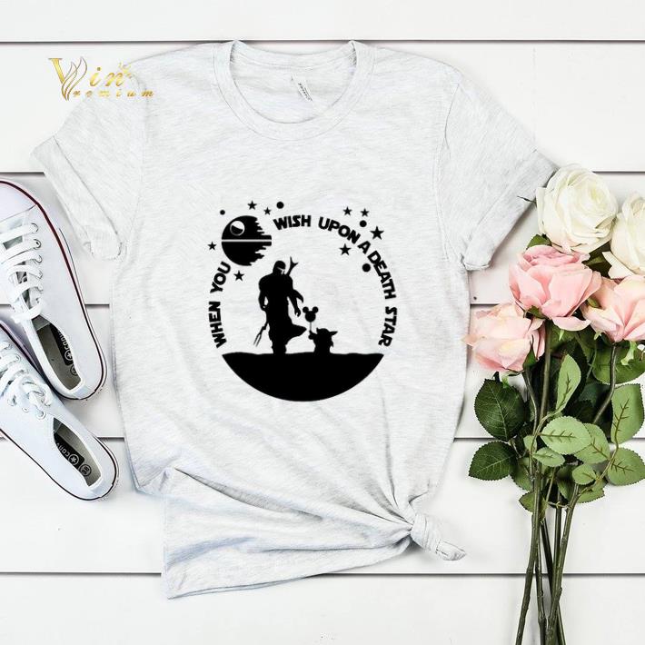 The Mandalorian When you wish upon a Death Star Wars shirt sweater 4 - The Mandalorian When you wish upon a Death Star Wars shirt sweater