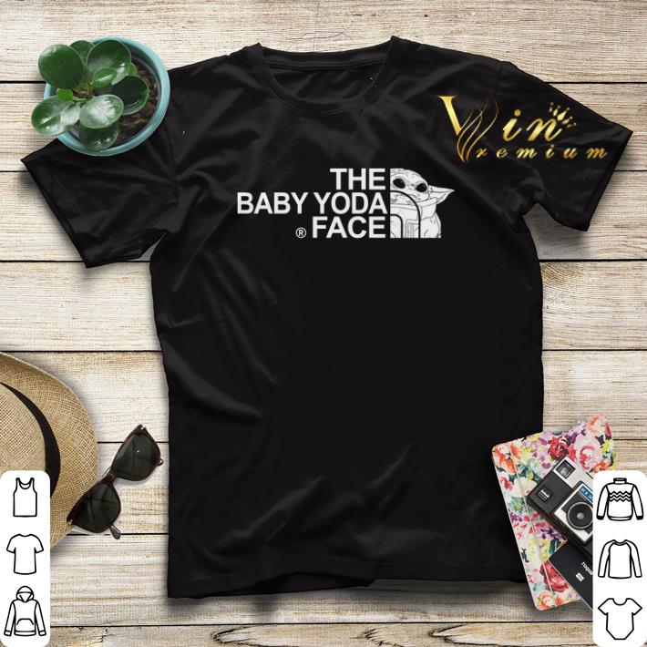 The baby Yoda face mashup The North Face shirt sweater 4 - The baby Yoda face mashup The North Face shirt sweater