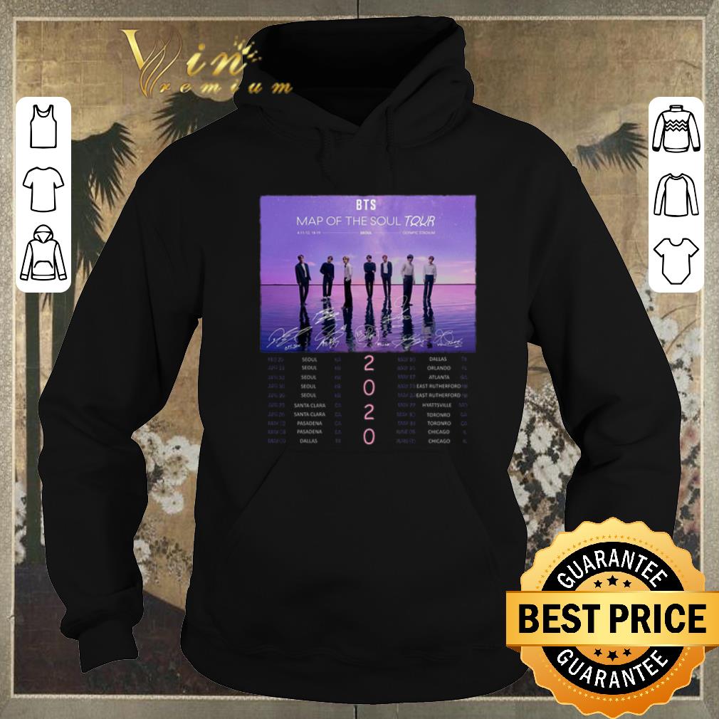 Top BTS Map Of The Soul Tour 2020 signatures shirt sweater Top BTS Map Of The Soul Tour 2020 signatures shirt sweater 4 - Top BTS Map Of The Soul Tour 2020 signatures shirt sweater