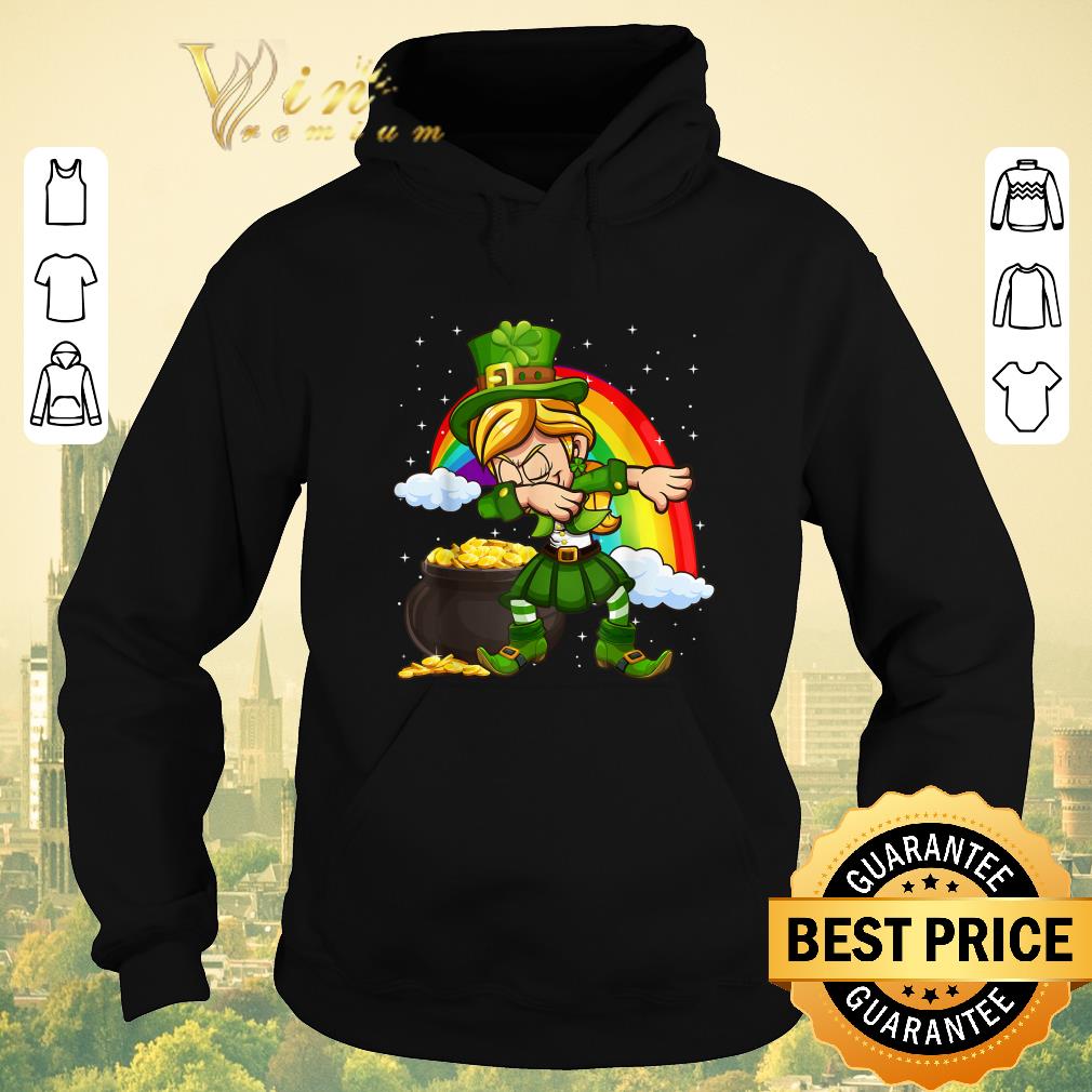 Top Dabbing Leprechaun St Patrick s Day Rainbow shirt sweater 4 - Top Dabbing Leprechaun St. Patrick's Day Rainbow shirt sweater