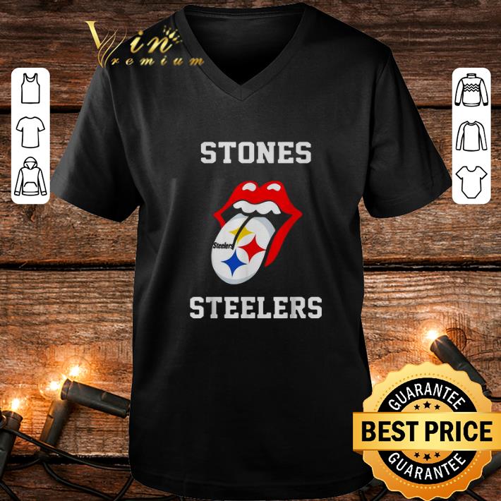 Top Rolling Stones Logo Pittsburgh Steelers shirt 4 - Top Rolling Stones Logo Pittsburgh Steelers shirt