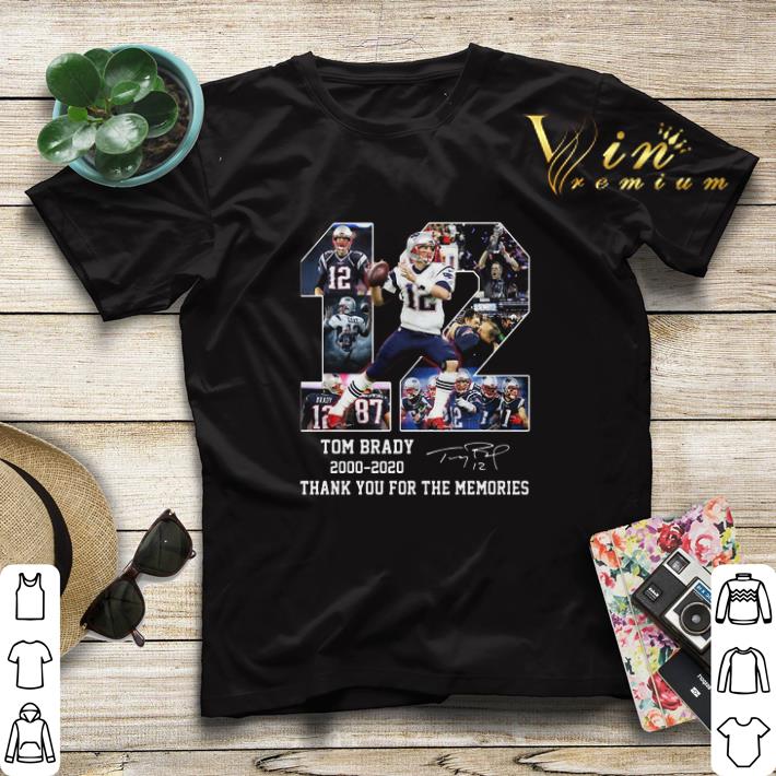 12 Tom Brady 2000 2000 Thank You For The Memories Signature shirt sweater 4 - 12 Tom Brady 2000 2000 Thank You For The Memories Signature shirt sweater