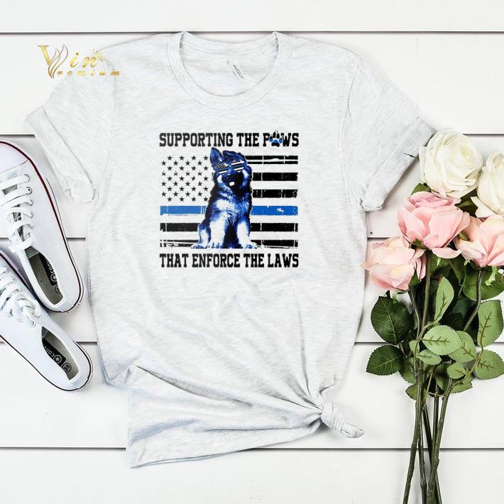 Alaska Thin Blue Line Supporting the paws that enforce the laws shirt sweater Alaska Thin Blue Line Supporting the paws that enforce the laws shirt sweater 4 - Alaska Thin Blue Line Supporting the paws that enforce the laws shirt sweater
