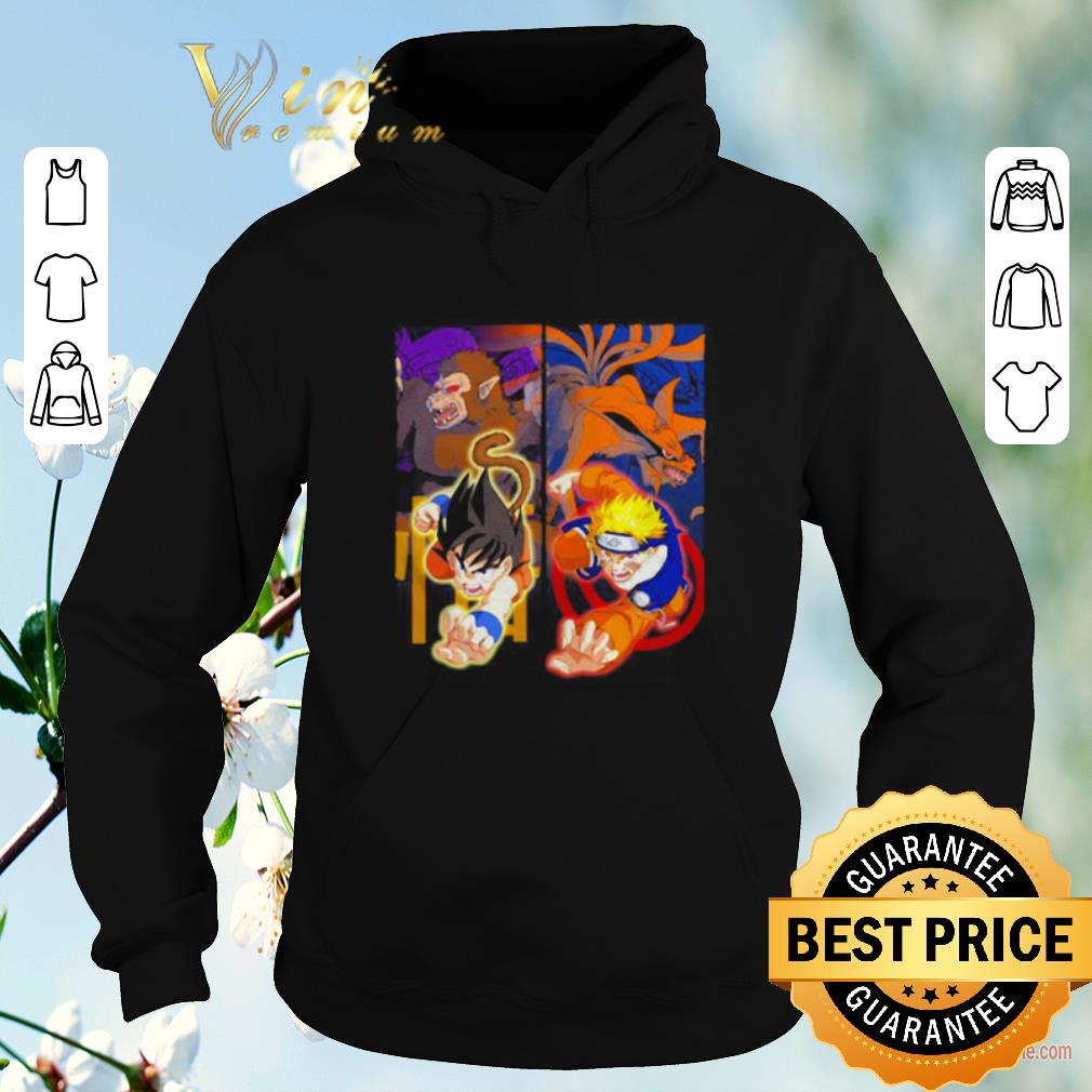 Awesome Songoku form Mokey and Naruto form Kurama shirt sweater 4 - Awesome Songoku form Mokey and Naruto form Kurama shirt sweater
