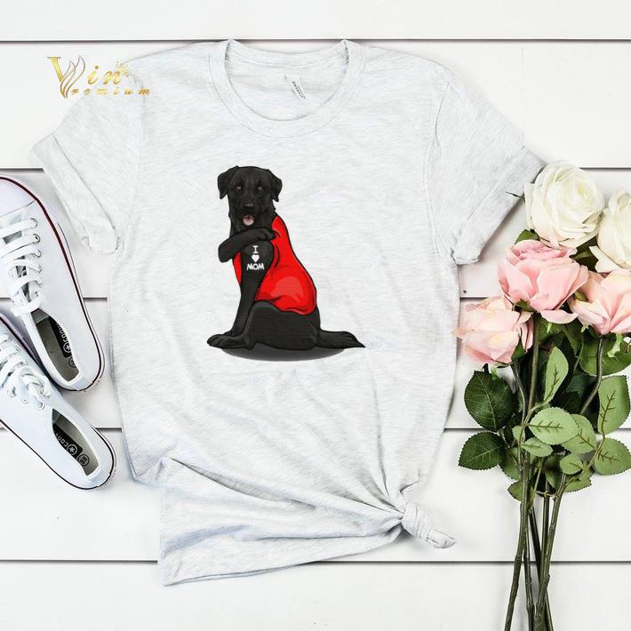 Black Golden Retriever I Love Mom Tattoo shirt sweater 4 - Black Golden Retriever I Love Mom Tattoo shirt sweater