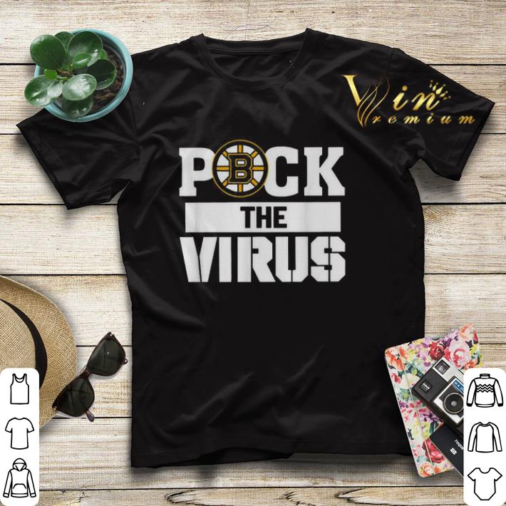 Boston Bruins Puck The Virus Corona shirt sweater 4 - Boston Bruins Puck The Virus Corona shirt sweater