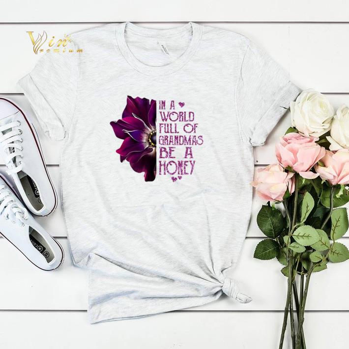 Burgundy Anemone in a world full of grandmas be a Honey shirt sweater Burgundy Anemone in a world full of grandmas be a Honey shirt sweater 4 - Burgundy Anemone in a world full of grandmas be a Honey shirt sweater