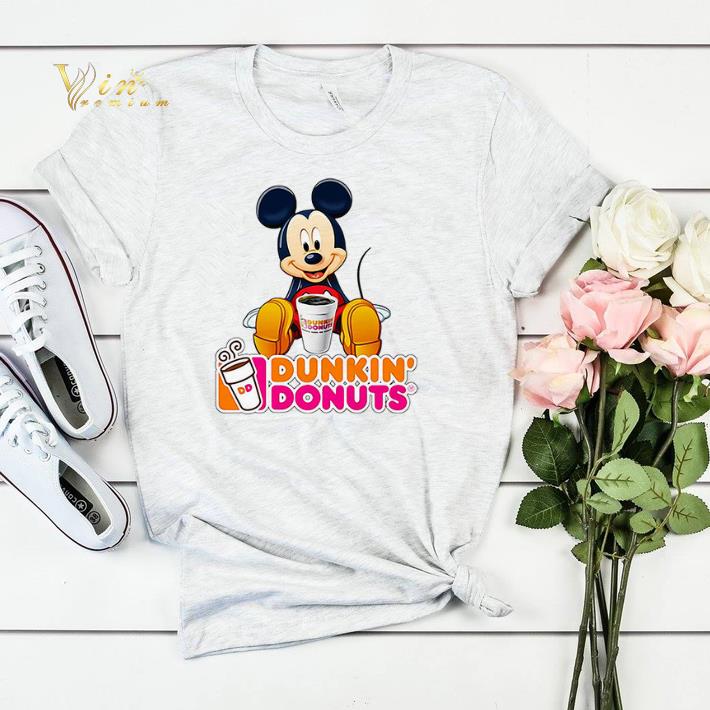 Disney Mickey Mouse mashup Dunkin’ Donuts shirt sweater Disney Mickey Mouse mashup Dunkin Donuts shirt sweater 4 - Disney Mickey Mouse mashup Dunkin’ Donuts shirt sweater