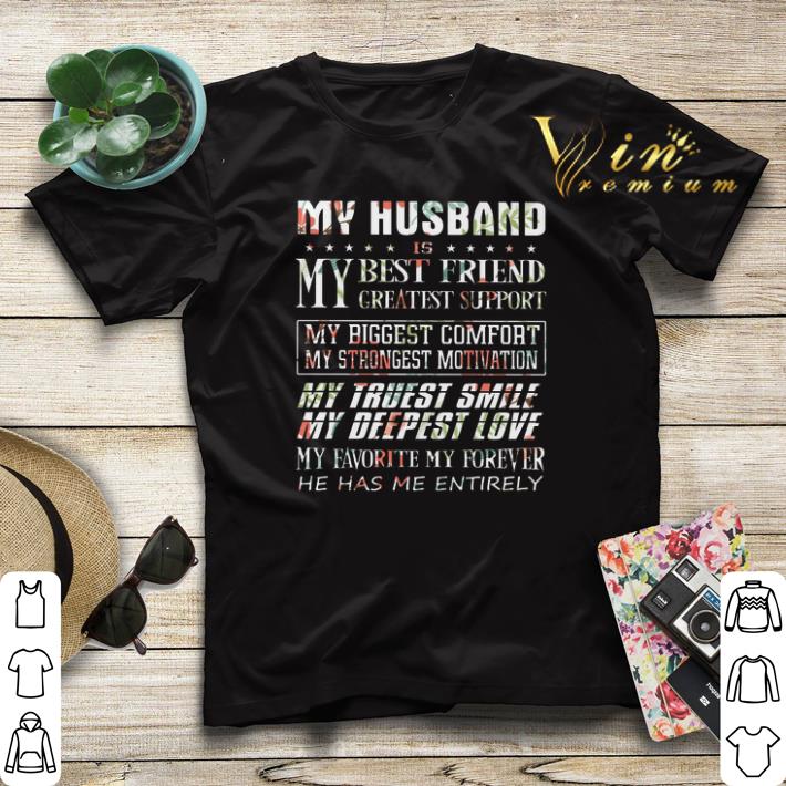 Flower My husband is my best friend greatest support my biggest shirt sweater 4 - Flower My husband is my best friend greatest support my biggest shirt sweater