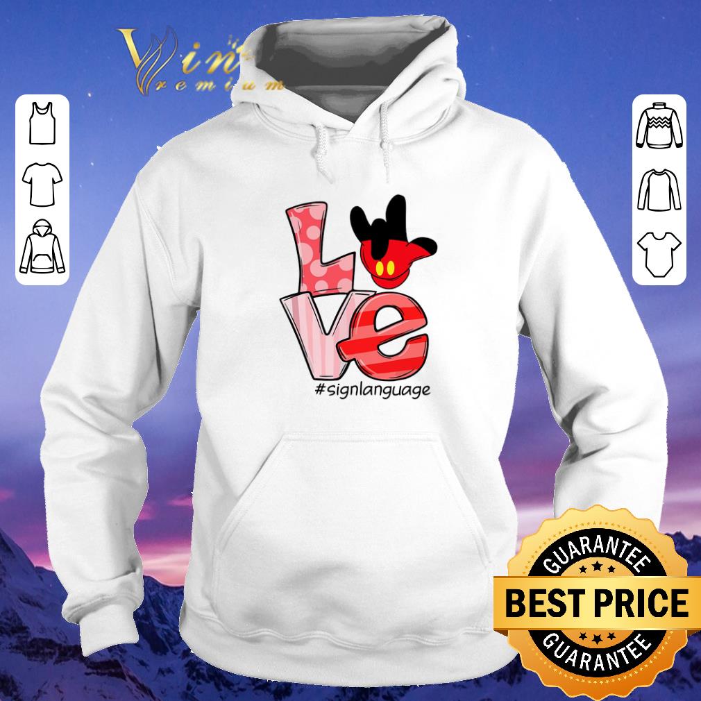Funny Mickey Mouse Love #signlanguage shirt Funny Mickey Mouse Love signlanguage shirt 4 - Funny Mickey Mouse Love #signlanguage shirt