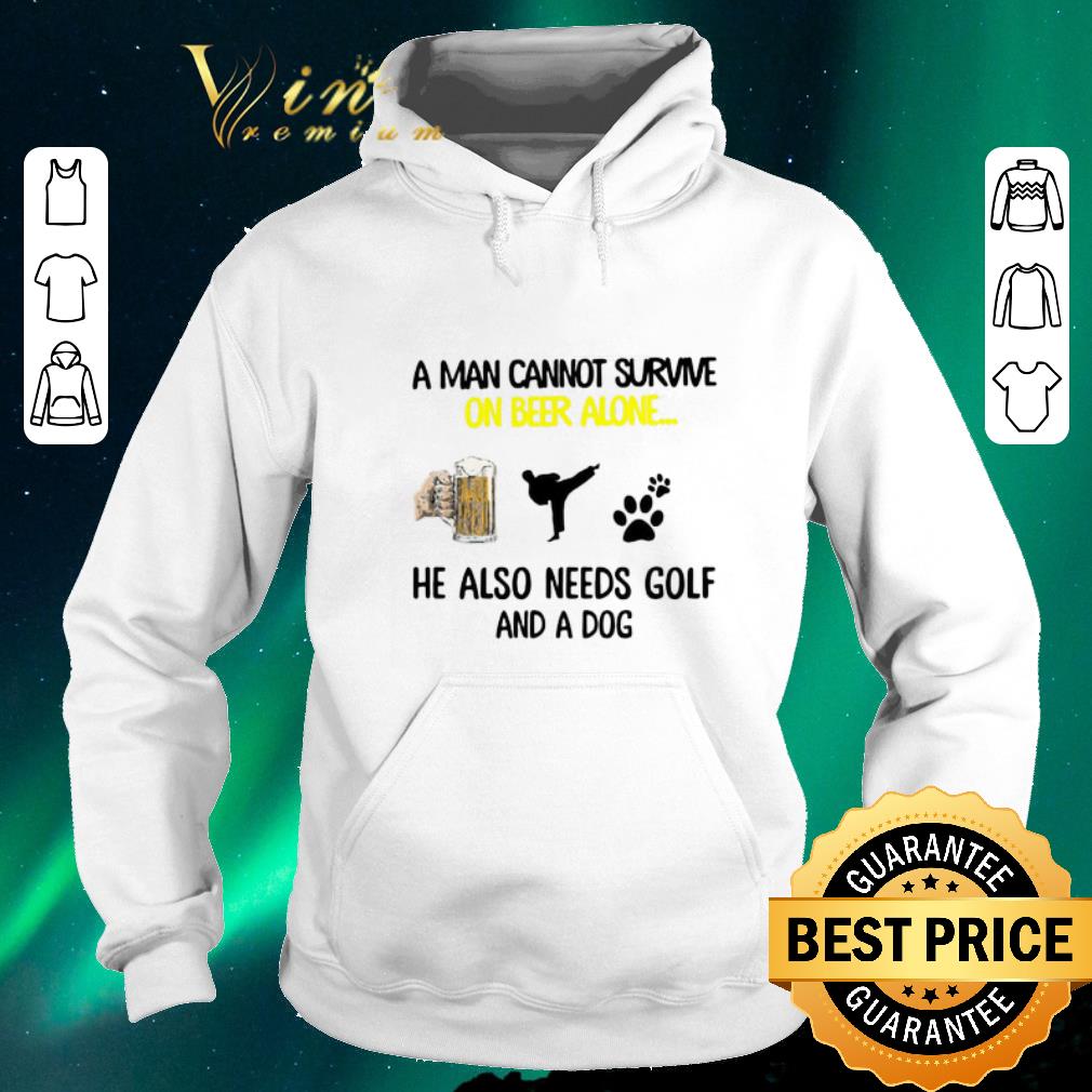 Hot A man cannot survive on beer alone he also needs karate and a dog paw shirt sweater Hot A man cannot survive on beer alone he also needs karate and a dog paw shirt sweater 4 - Hot A man cannot survive on beer alone he also needs karate and a dog paw shirt sweater