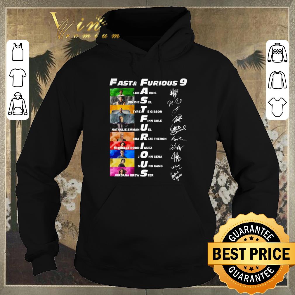 Hot Fast and furious 9 signature all character shirt sweater 4 - Hot Fast and furious 9 signature all character shirt sweater