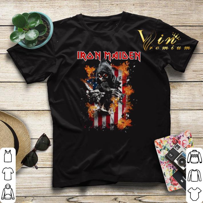 Iron Maiden mashup American flag shirt sweater 4 - Iron Maiden mashup American flag shirt sweater