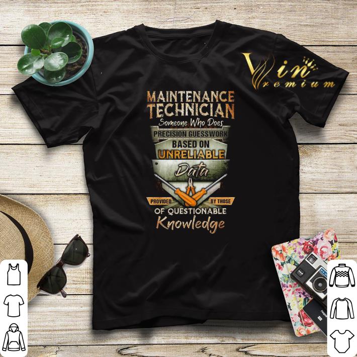 Maintenance Technician Someone Who Does Precision Guesswork shirt sweater 4 - Maintenance Technician Someone Who Does Precision Guesswork shirt sweater
