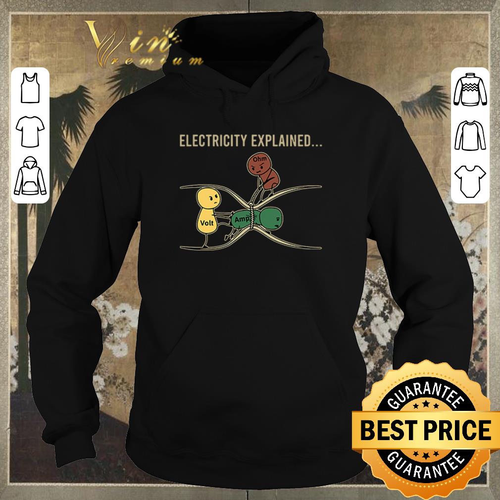 Nice Electricity Explained Volt Amp Ohm shirt sweater Nice Electricity Explained Volt Amp Ohm shirt sweater 4 - Nice Electricity Explained Volt Amp Ohm shirt sweater
